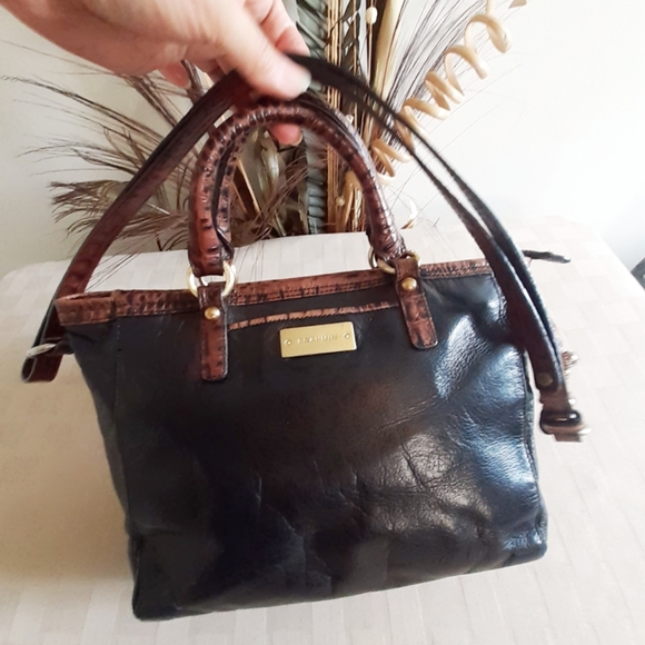 Brahmin Handbags - Brahmin Black Arno Tuscan Convertible Tote